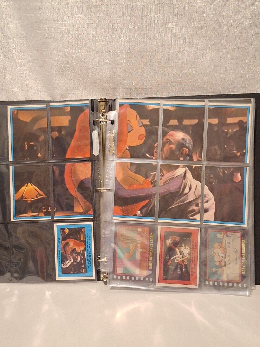 1987 Roger Rabbit Card COMPLETE Set 132 Cards + 22 Stickers Cards Walt Disney