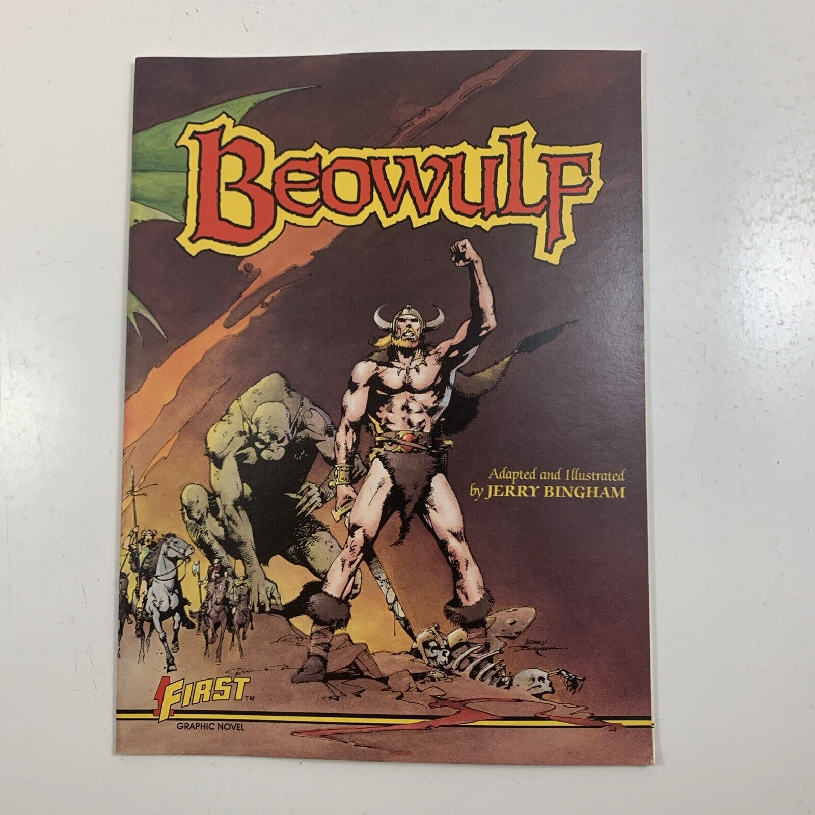 Beowulf First Graphic Novel Jerry Bingham 1984 Used VG Mike Gold Joe Staton #942