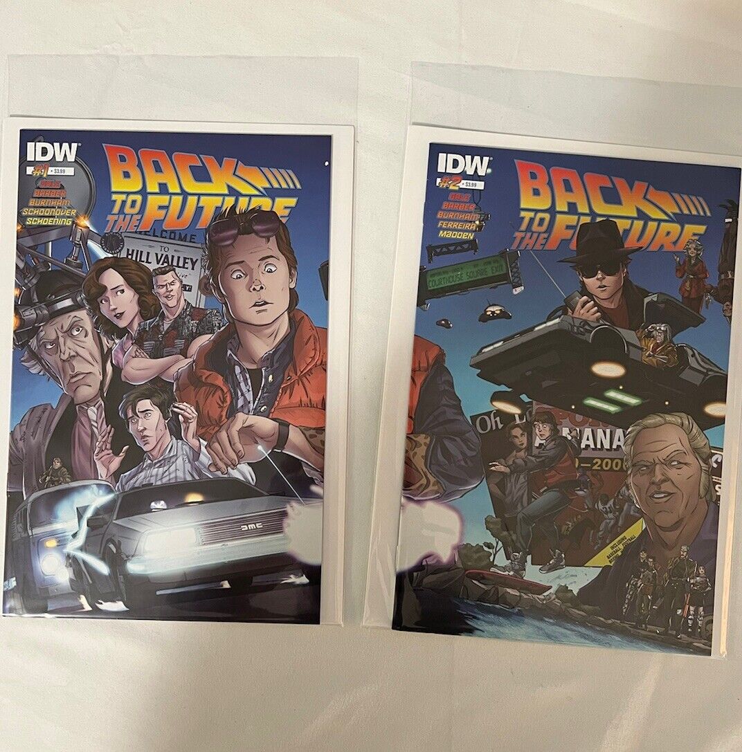 🔑BACK TO THE FUTURE #1 (2015) IDW COMICS KEY 1ST APP MARTY MCFLY AND DOC BROWN