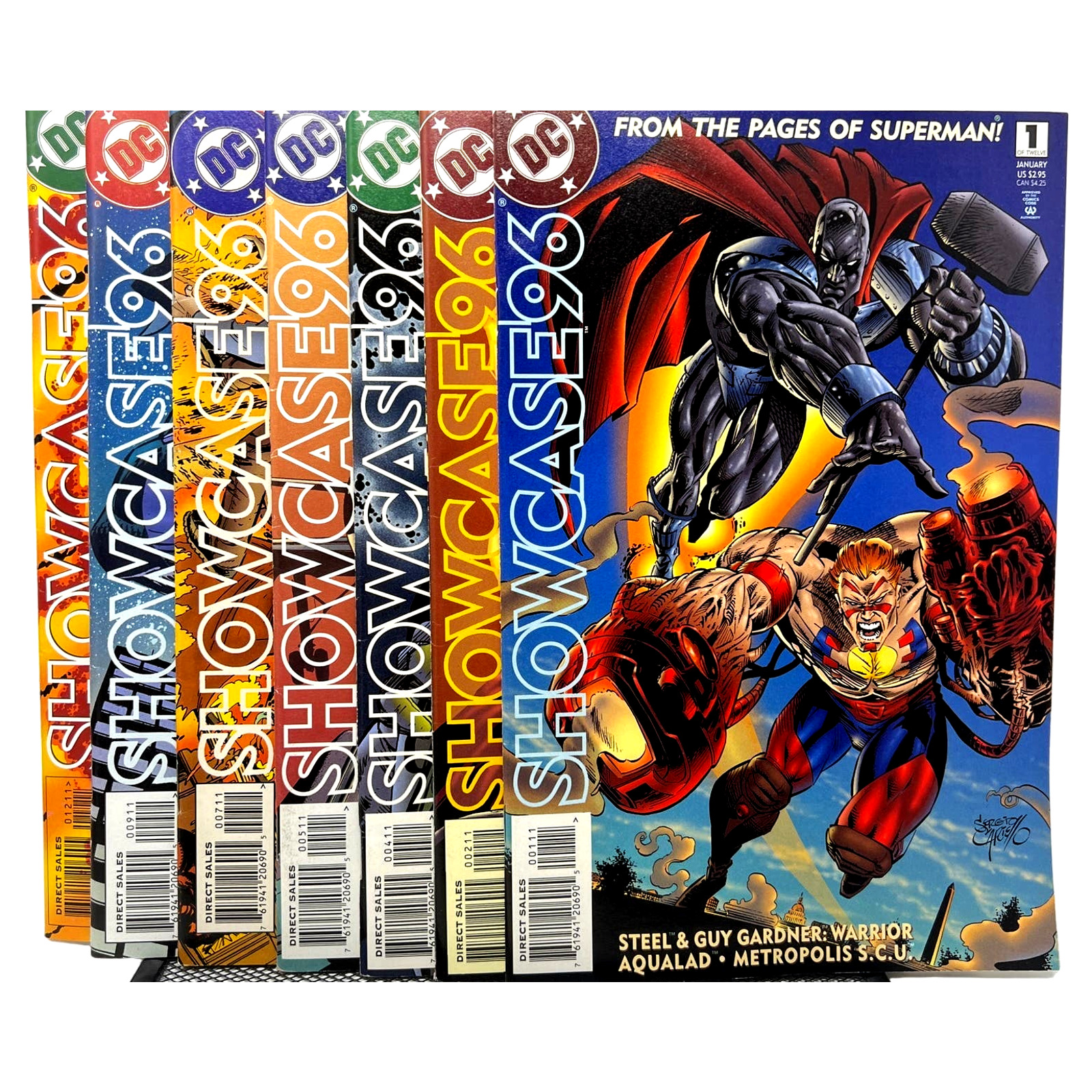 Comics DC Showcase96 #1, 2, 4, 5, 7, 9, 12 NEW Mint Condition