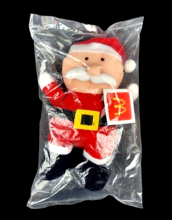McDonald\'s Santa Claus Plush Toy Doll 2003  8\