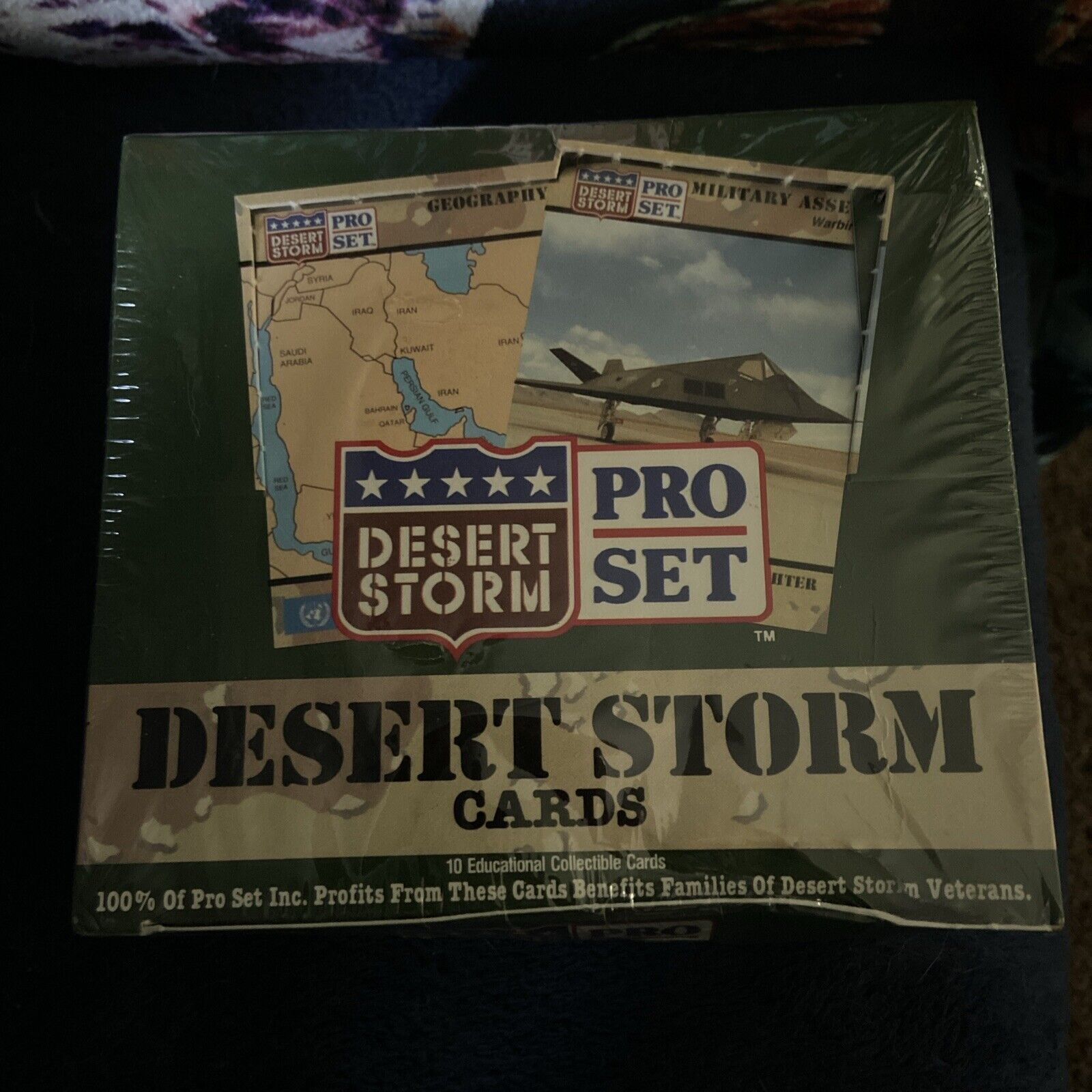 Pro Set Desert Storm Box - 360 Cards Sealed Unopened