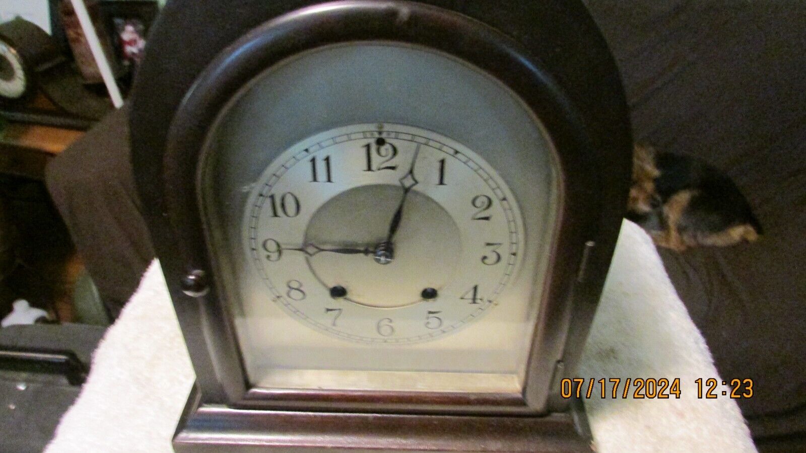 Vintage Cathedral Style Mantle Clock