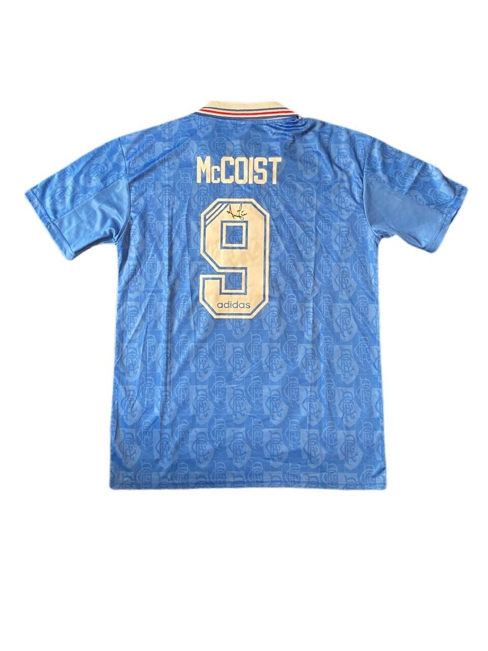 Ally Mccoist Signed Rangers Football Shirt 1996/1997 Number 9