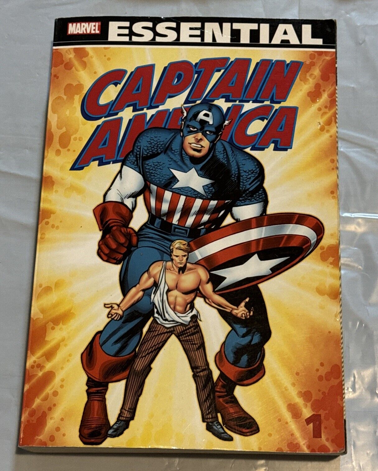 Essential Captain America, Vol. 1 (Marvel Essentials) Stan Lee Comic Book