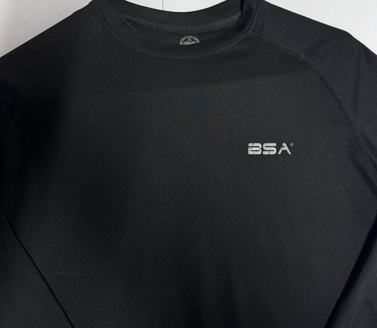 Cub Scouts BSA Small 100% Polyester Long Sleeve T-Shirt Black Swim Shirt