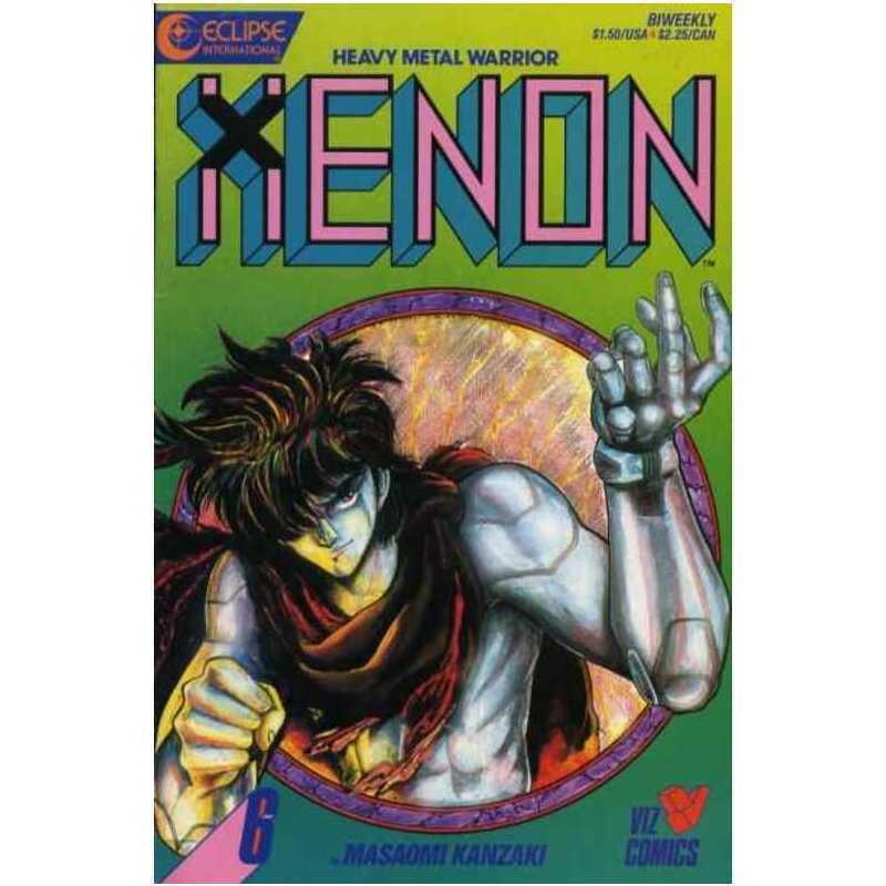 Xenon #6 Eclipse comics VF Full description below [r*