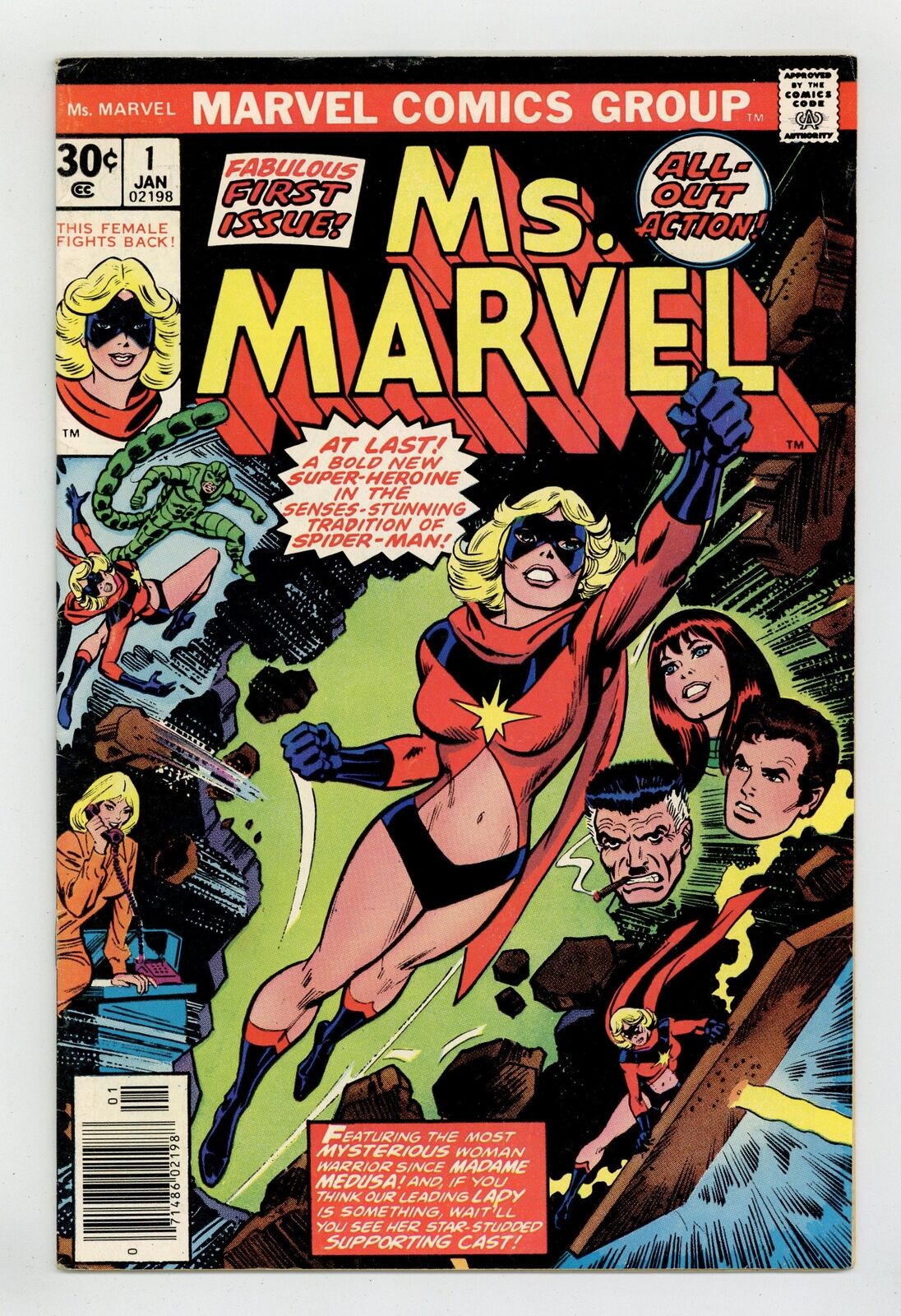 Ms. Marvel #1 VG+ 4.5 1977 1st app. Ms. Marvel
