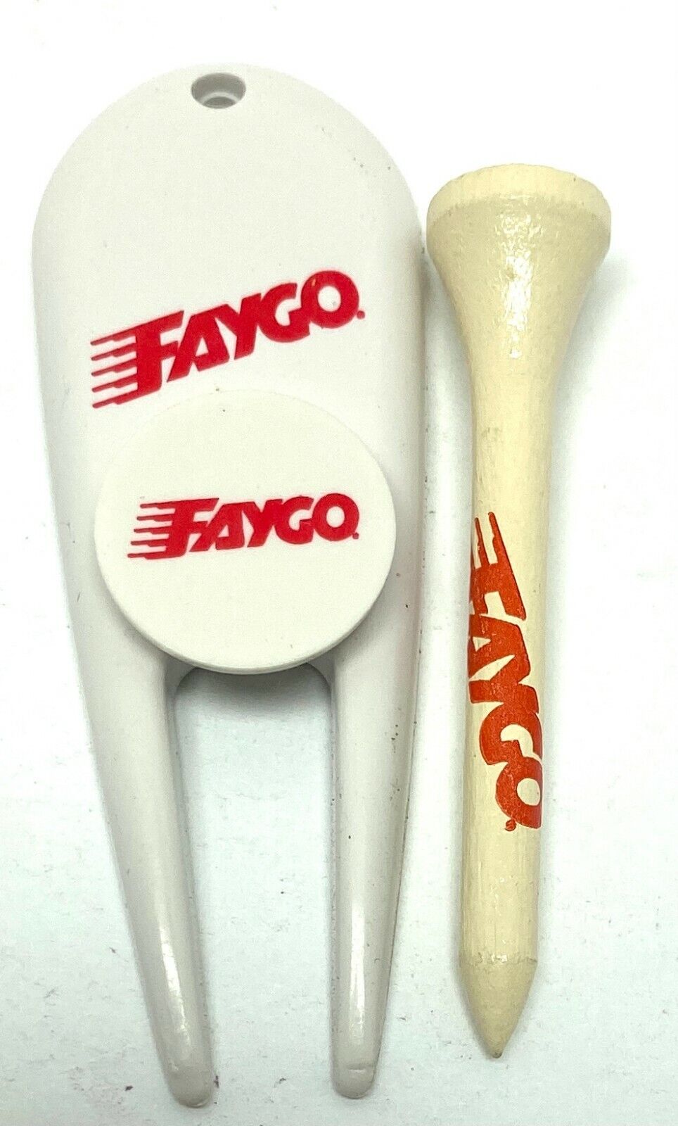 Vintage Faygo Pop Soda Rare Promo - Golf Tee, Marker & Divot Tool - Detroit MI
