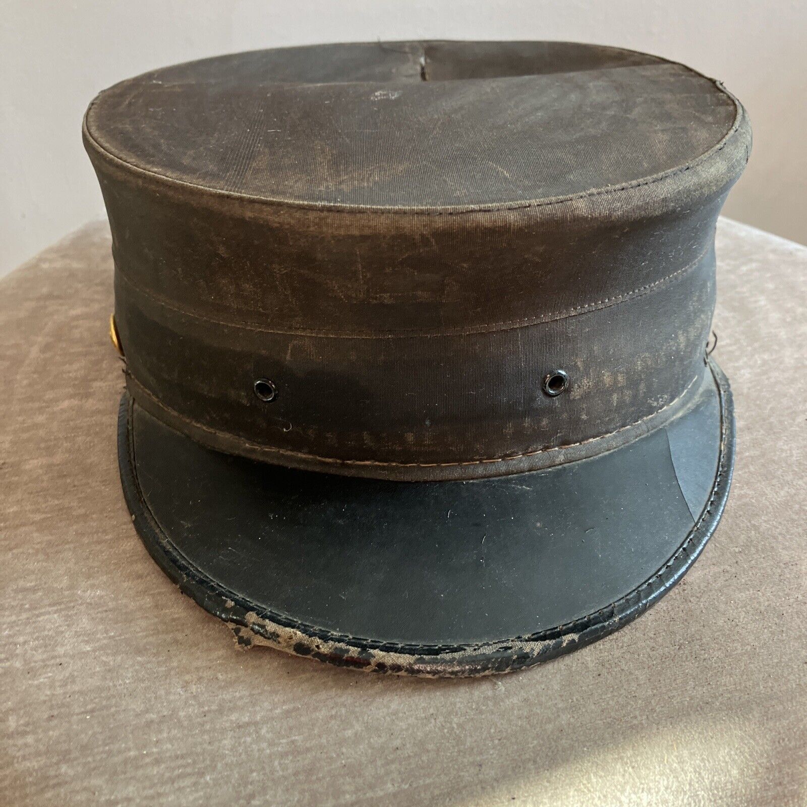 Vintage Conductor Hat Railway Railroad Cap Antique
