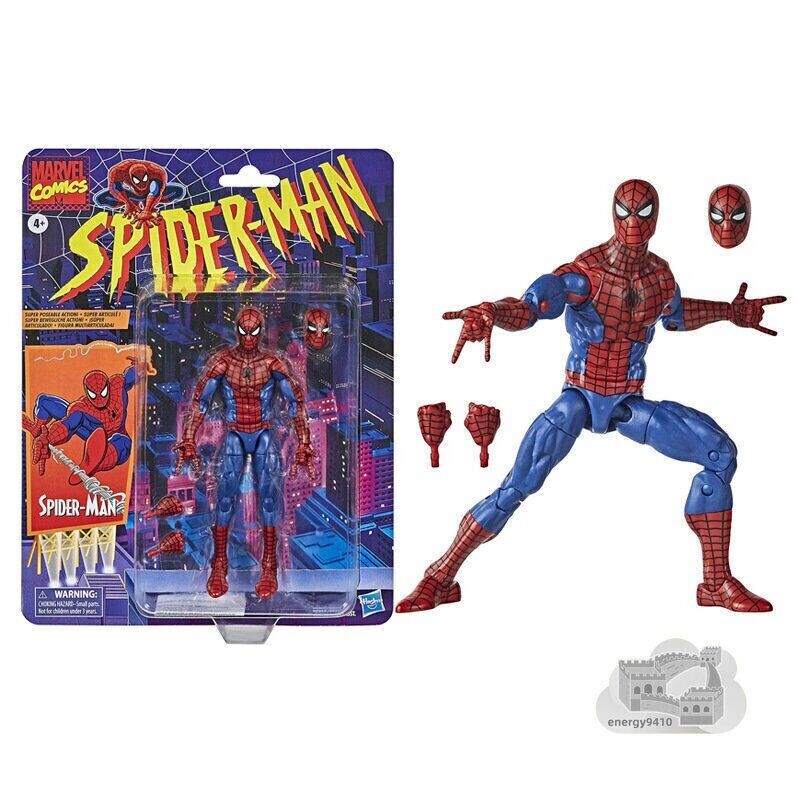 Spider-Man Marvel Legends Retro Series Classic Spiderman Action Figure 6-inch