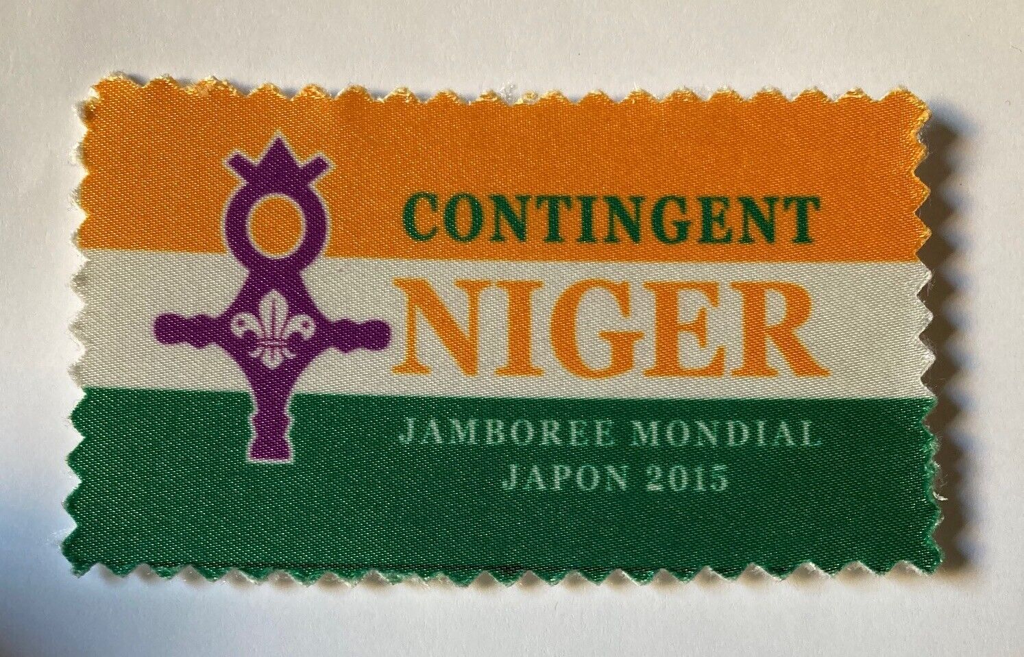2019 23RD World Scout Jamboree NIGER IST Contingent badge 2015 
