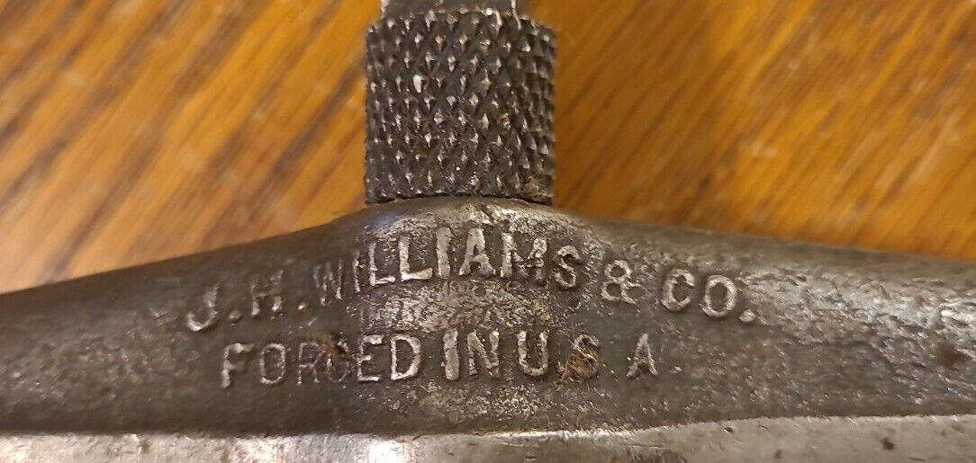 Vintage Vulcan Clamp No. 303 J.H. Williams & Co Forged In USA MADE TOOL