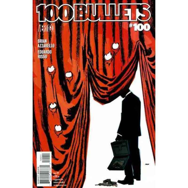 100 Bullets (1999 series) #100 in Near Mint minus condition. DC comics [e~