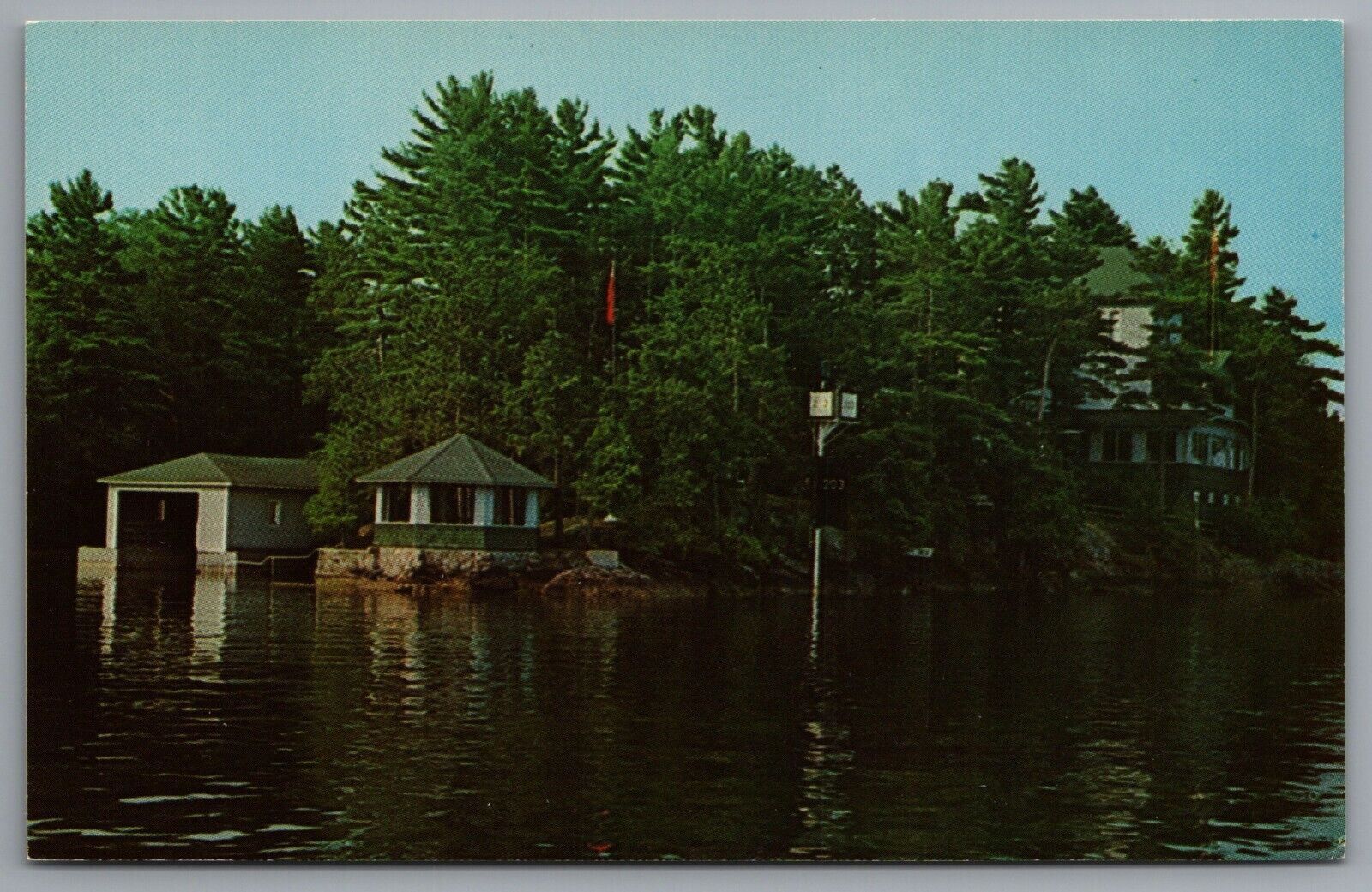 Alexandria NY Idle Isle St. Lawrence Seaway General J. L. Kincaid Home c1959