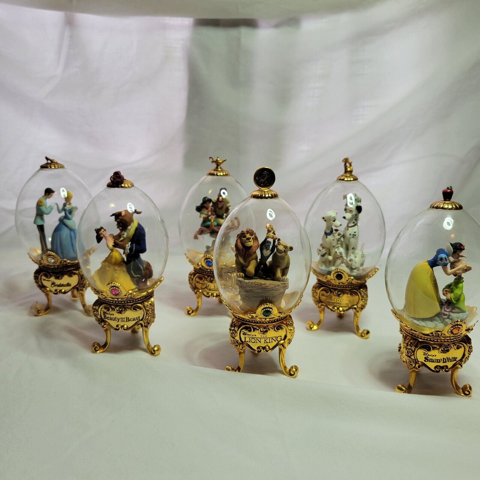 Disney Franklin Mint Collector Glass Eggs