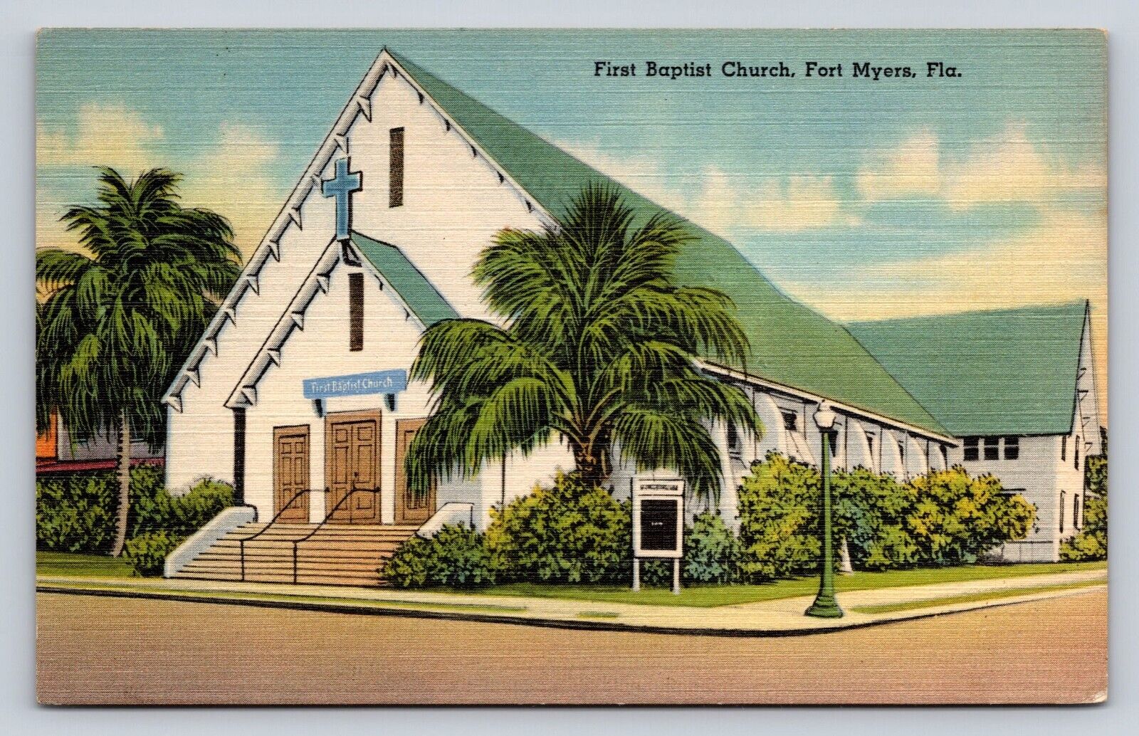Linen First Baptist Church Fort Myers Florida P608