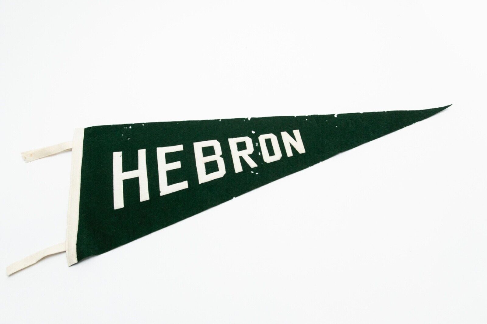 Large Vintage Hebron Academy Maine Souvenir Felt Pennant 29\