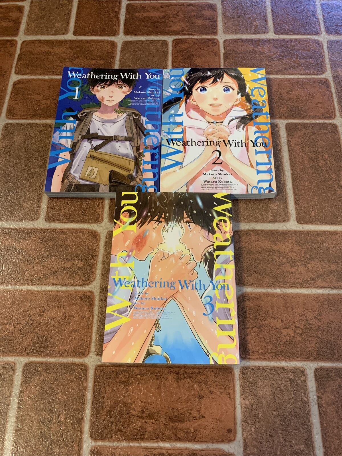 Weathering with You Volumes 1-2-3 Complete English Manga Series Makoto Shinkai