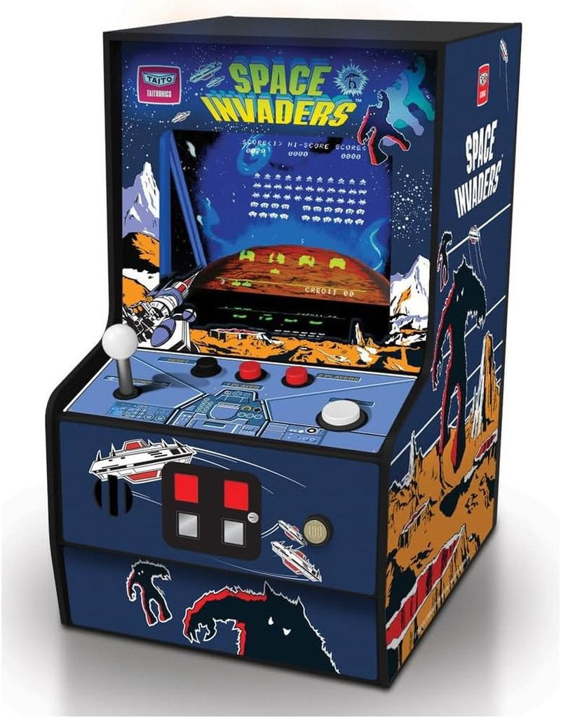 My Arcade Space Invaders Micro Player: Mini Arcade Machine Video Game, Fully Pla