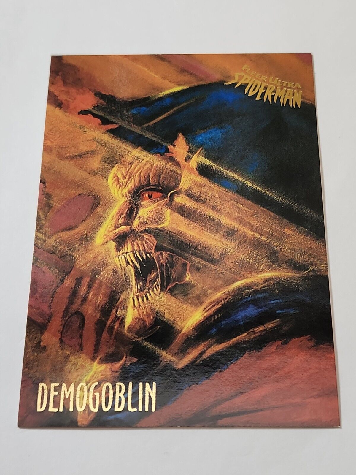 Demogoblin Marvel Fleer Ultra Spider-Man Trading Card # 18 Vintage 1995 NM