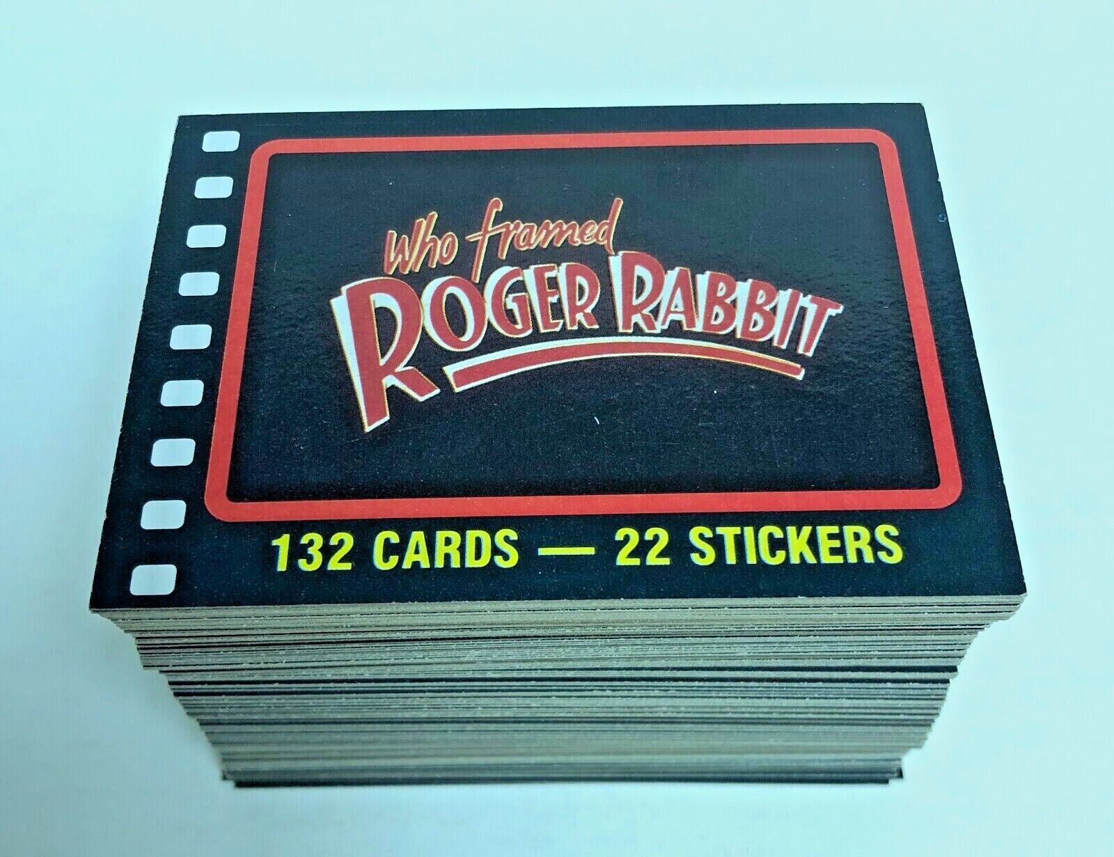1987 Roger Rabbit Complete Collector Movie Card Set 1-132 Plus All 22 Stickers