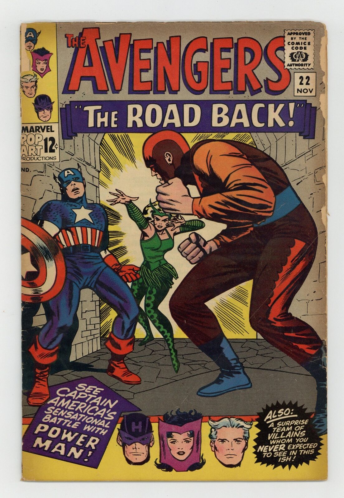 Avengers #22 FR/GD 1.5 1965