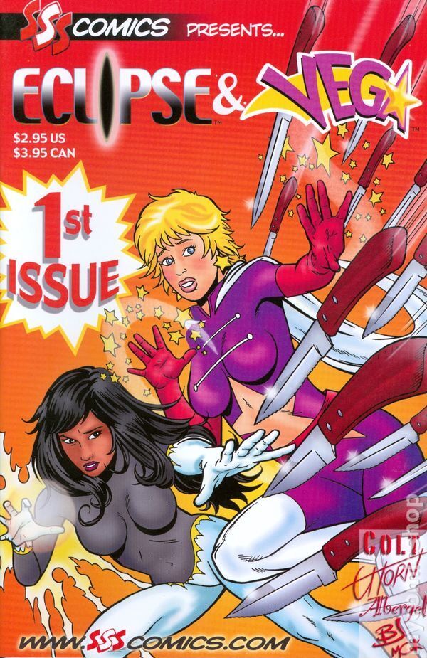 SSS Comics Presents Eclipse and Vega #1 VG 2003 Stock Image Low Grade