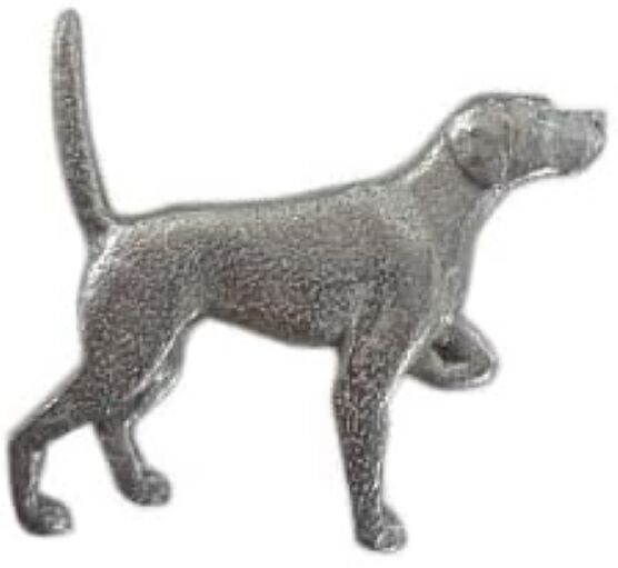 English Pointer Dog Fine PEWTER PIN Jewelry Art USA Made