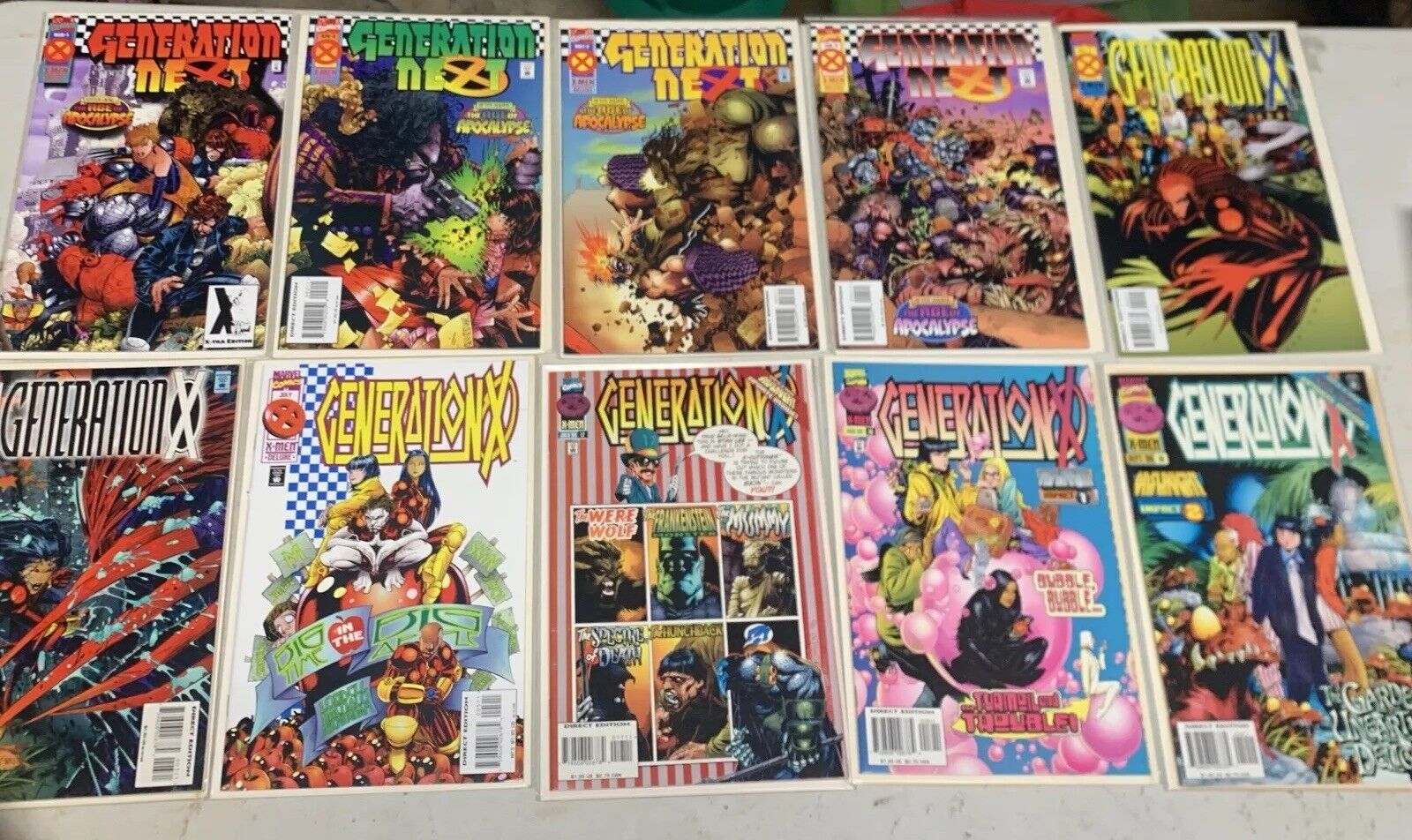 Generation X And Next Mixed Lot Of 13