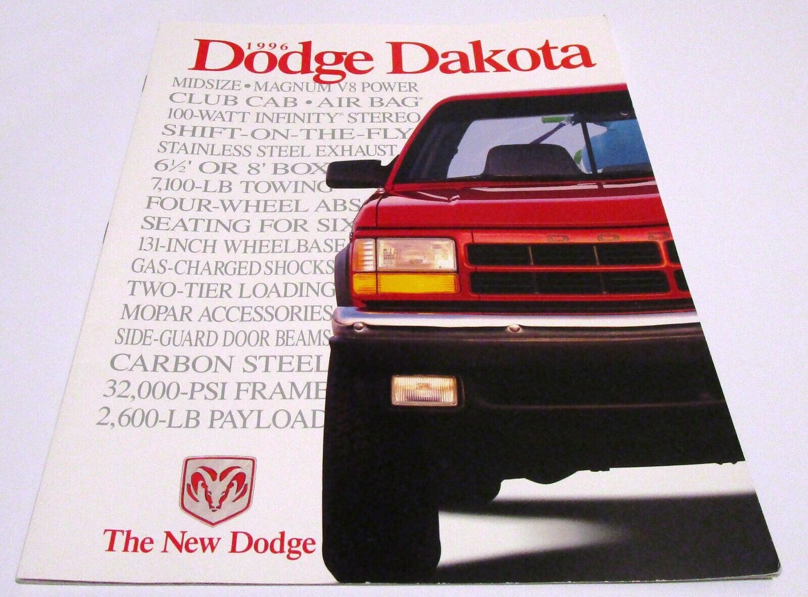 1996 Dodge Dakota Pickup Truck  Vehicle Original Vintage Sales Brochure Book