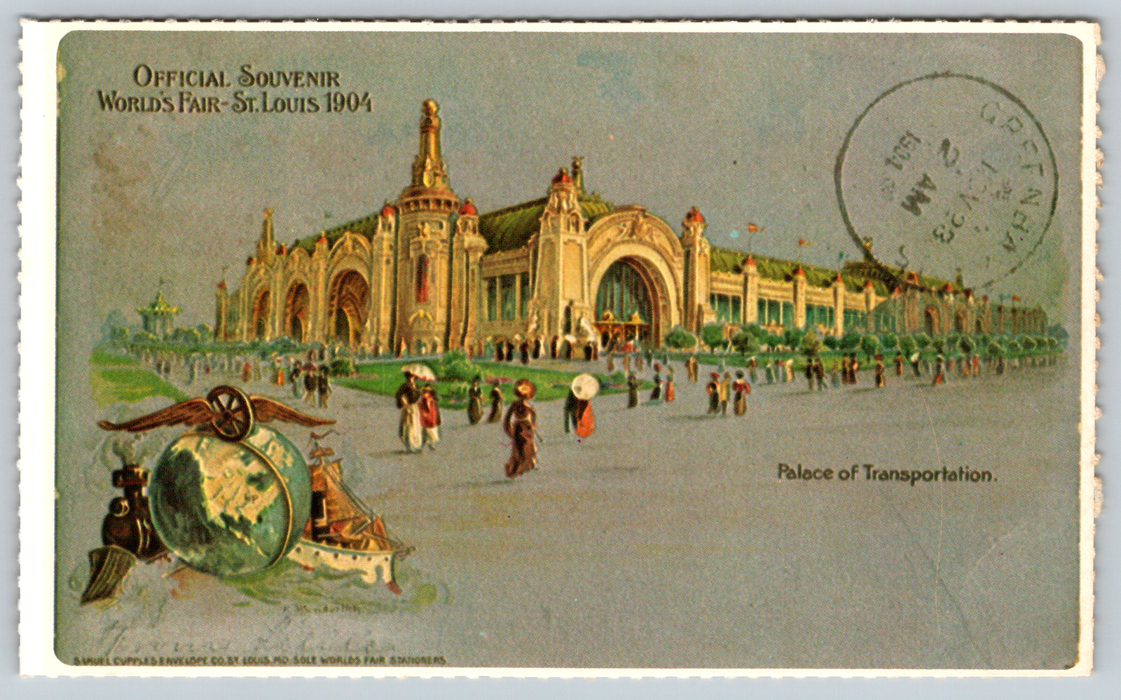 c1960s Official Souvenir World\'s Fair St. Louis Repro Vintage Postcard