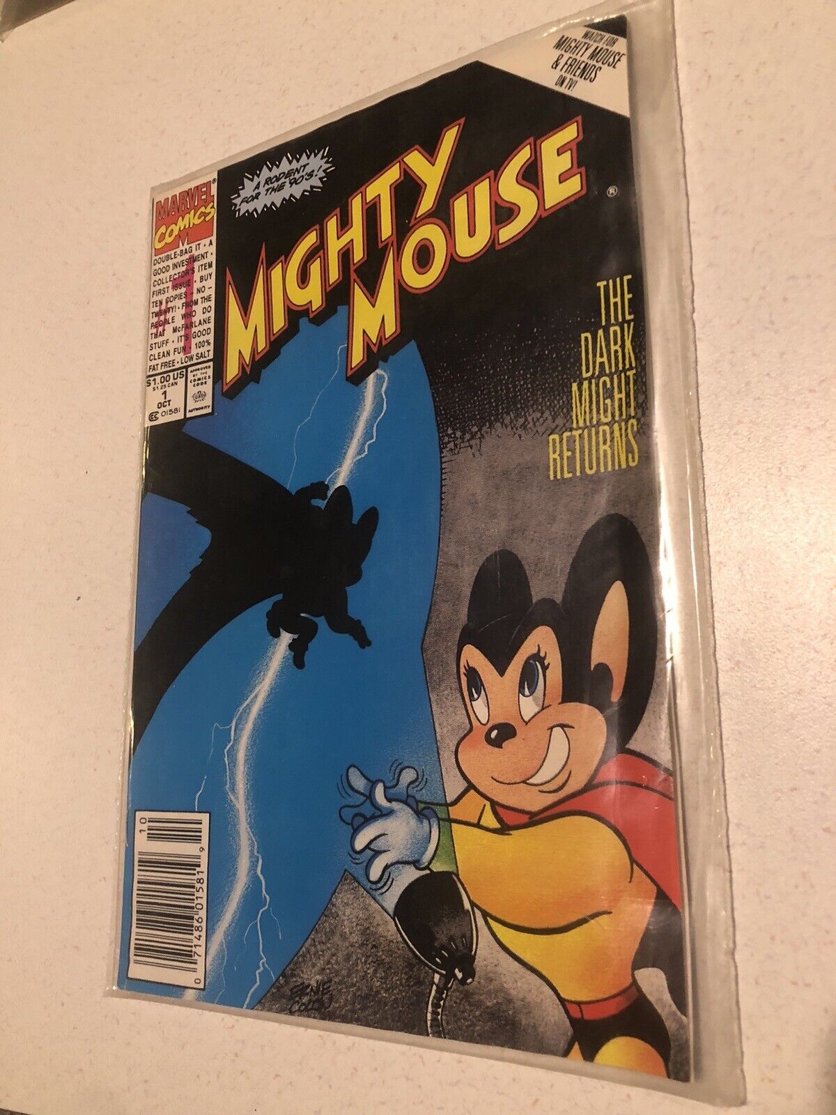 Mighty Mouse #1 NM+ 1990 Marvel Comics Comic Book Bronze Age First Edition
