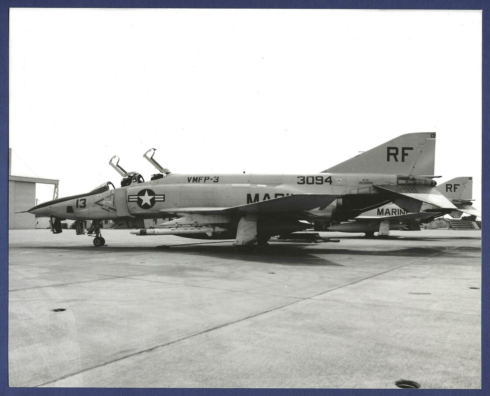 USMC McDonnell Douglas RF-4B Phantom Fighter Aircraft 8 x 10 Official USMC Photo