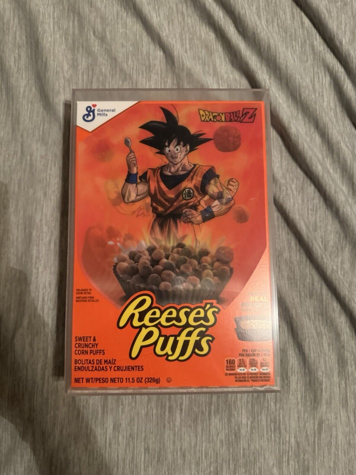 Limited Edition Dragonball Z Reeses Puffs LIMITED QUANTITY GOKU DAY PROMOTION