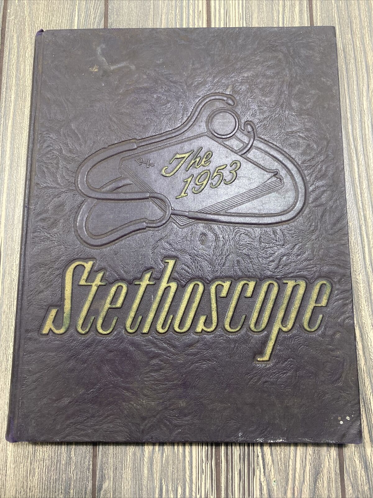 Vintage Kansas City College Of Osteopathy And Surgery Stethescope 1953 Yearbook