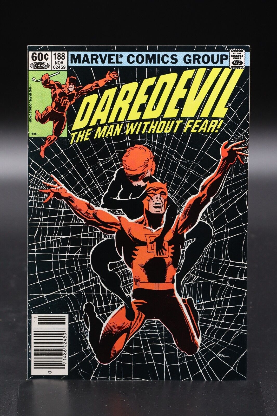 Daredevil (1964) #188 Newsstand Frank Miller Cover & Art Black Widow VF/NM