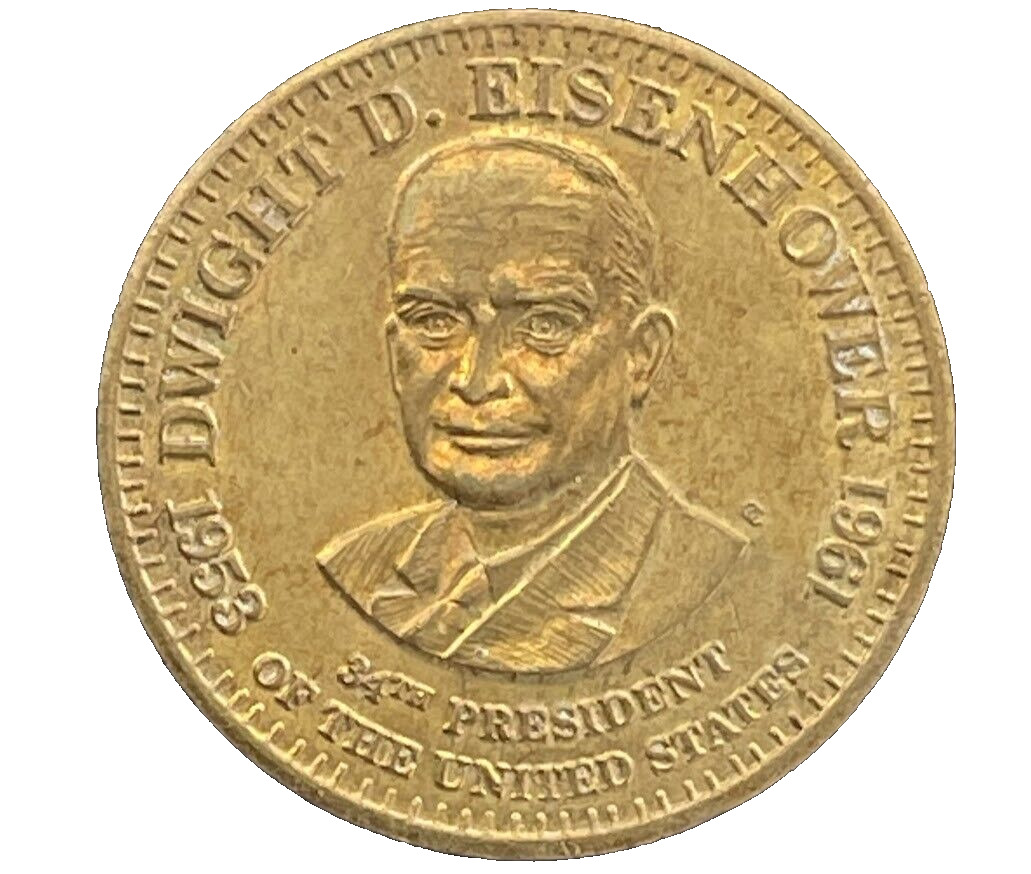 Dwight Eisenhower Token President Collectible Large Coin Medal EXACT ITEM SHOWN
