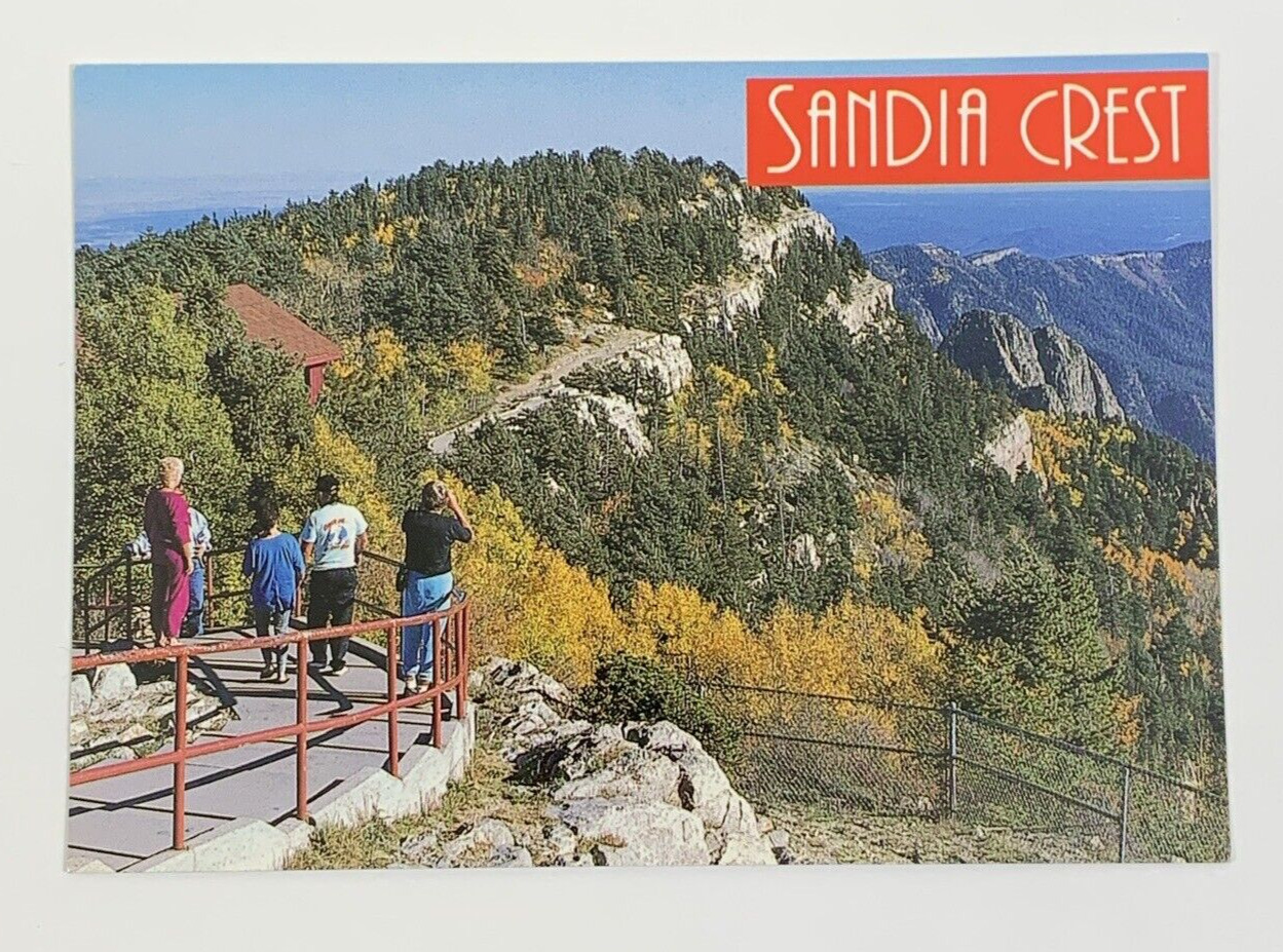 Sandia Crest Overlooking Albuquerque New Mexico Postcard Unposted