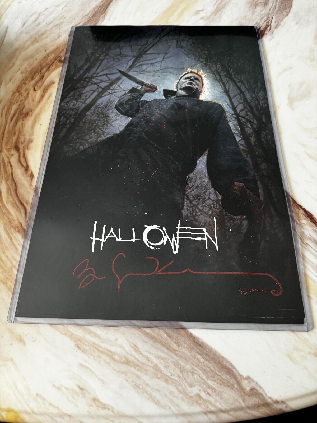 Bill Sienkiewicz Signed (Embellished Halloween) Art Print Poster Promo 2018