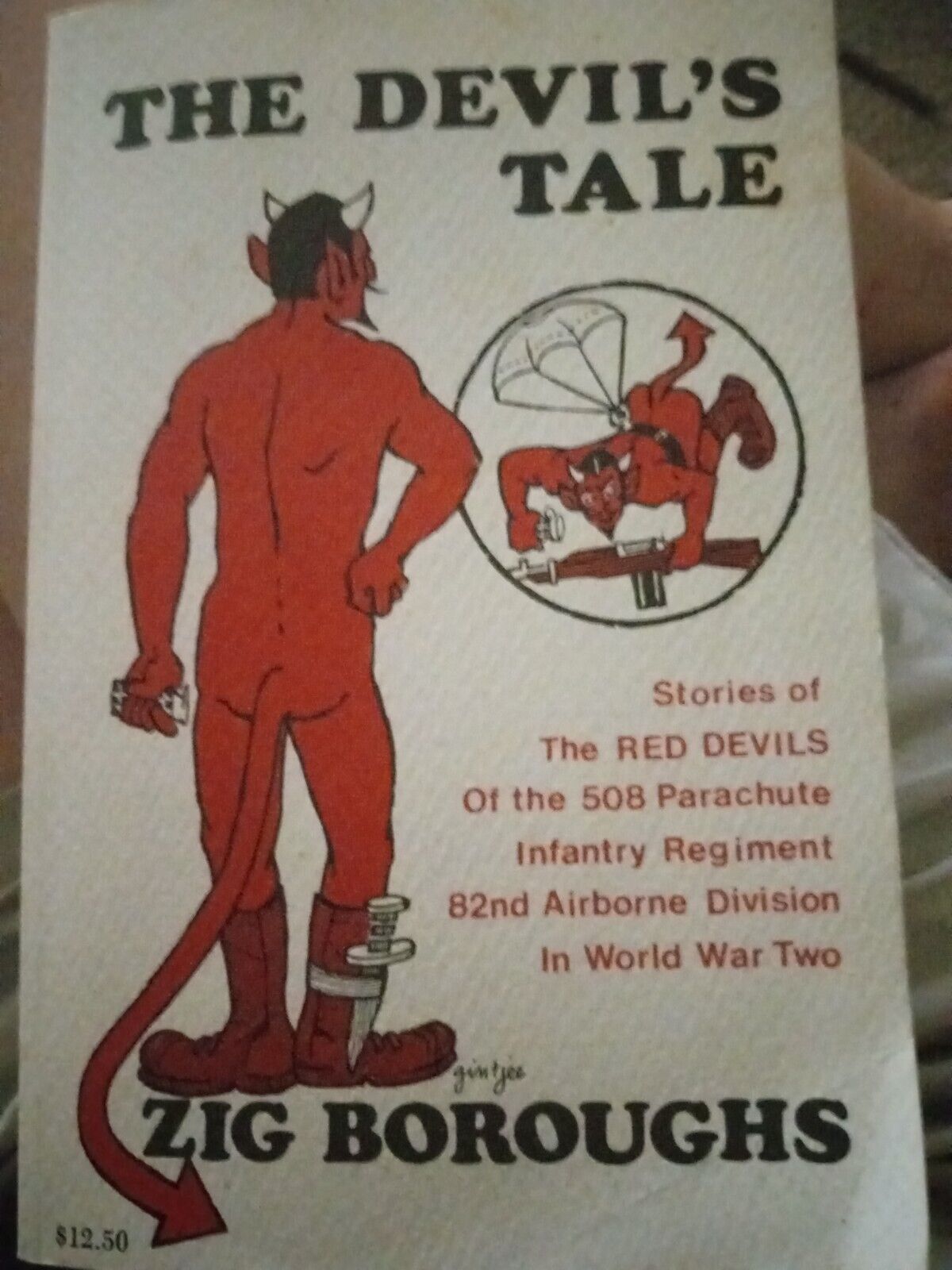 The devil's tale by zig borough autographed 