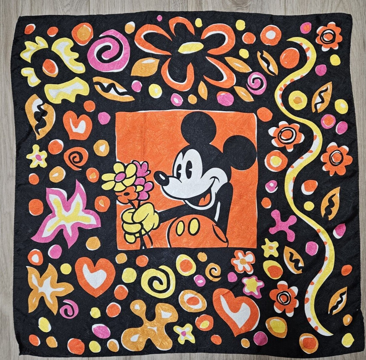 Mickey Mouse Silk Scarf Large 15\