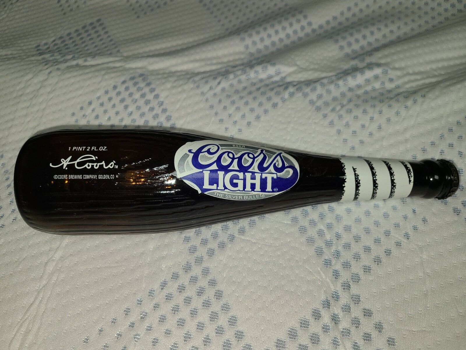 Vintage Limited Edition 1997 Coors Light 18 Oz Baseball Bat Bottle Empty W/ Cap