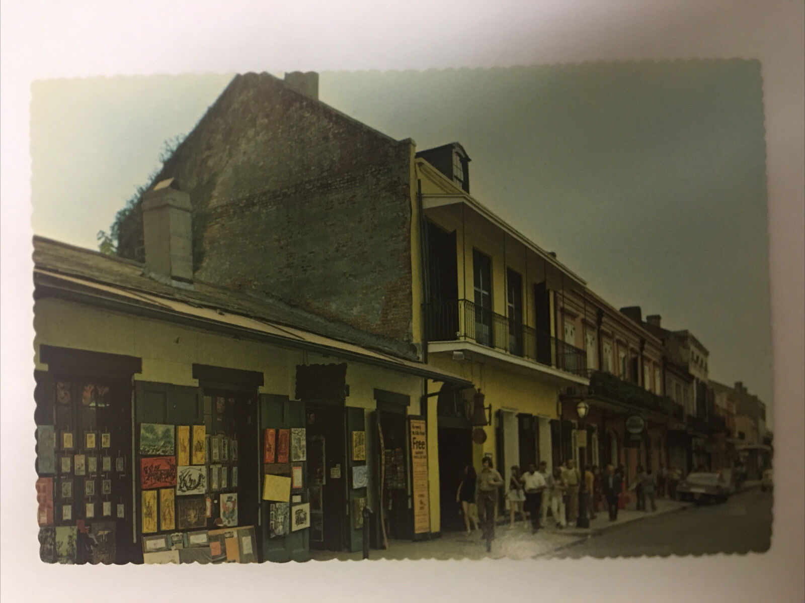 St. Peter St. New Orleans Louisiana Vintage Postcard