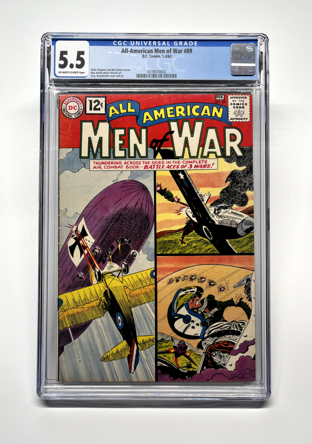 All-American Men of War #89 (1962 DC Comics) Plagiarized by Roy Lichtenstein