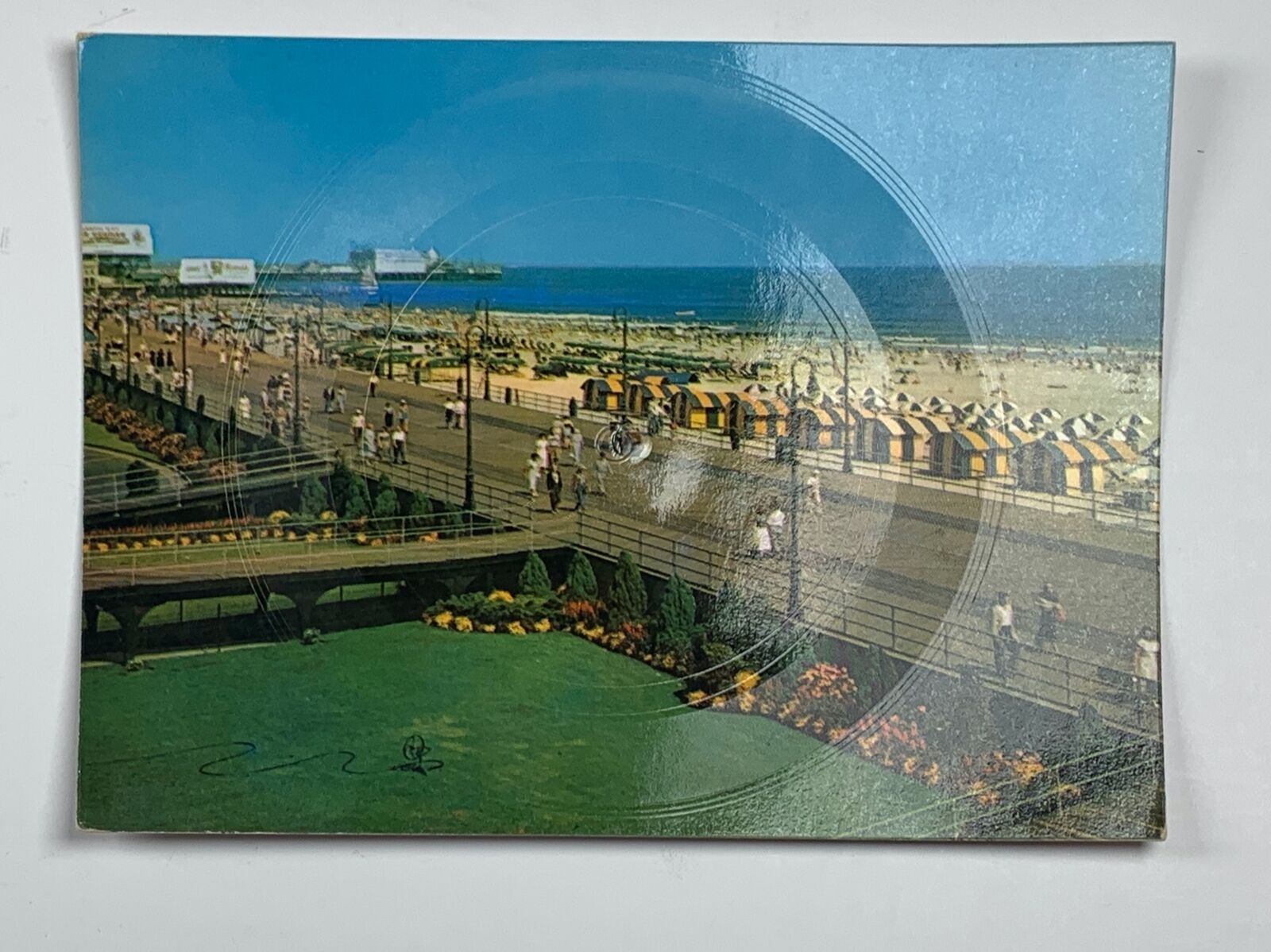 Promotional LP Record Postcard Atlantic City NJ Boardwalk El Capitan Sousa 