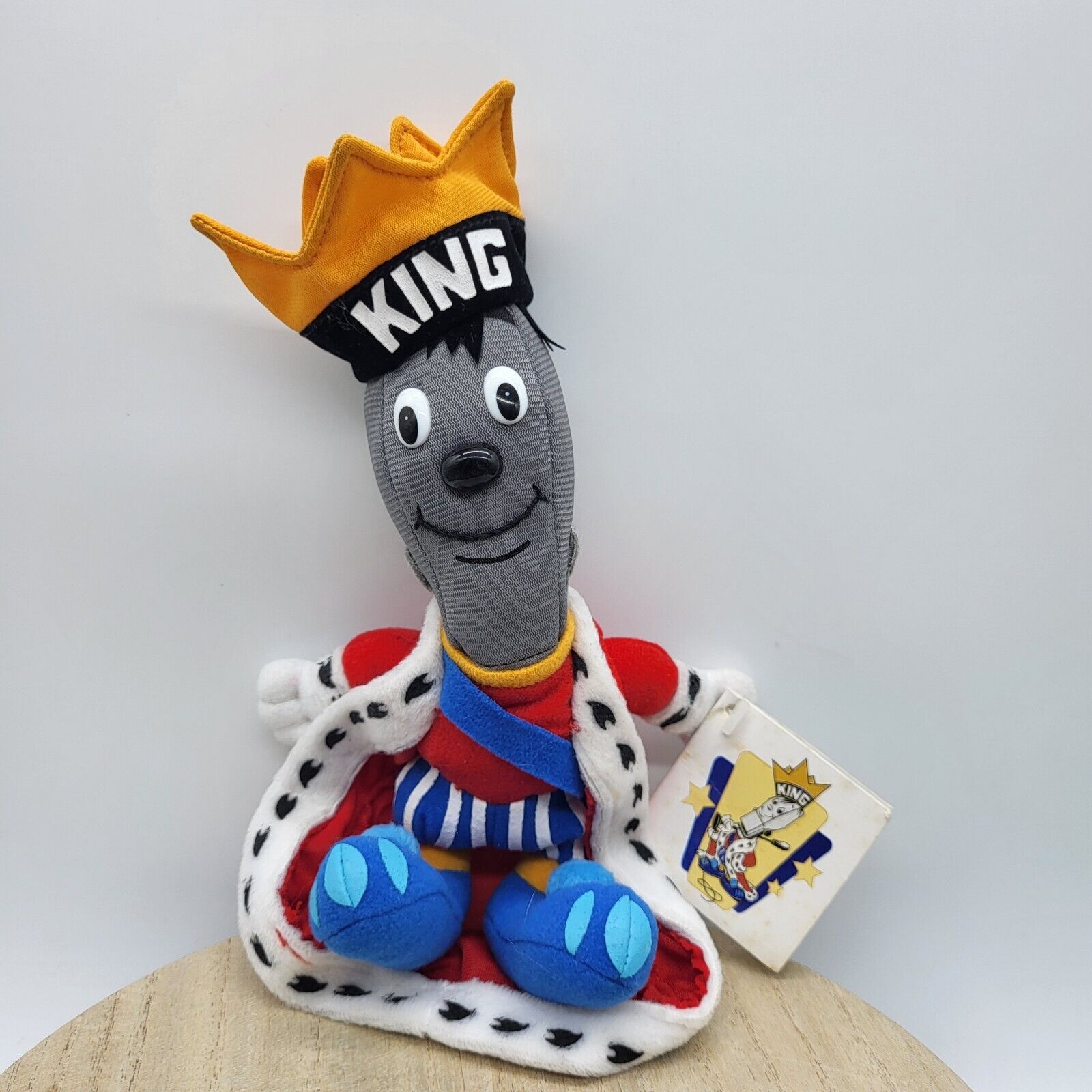 KING 5 Seattle 50th Anniversary King Mike Microphone Plush Doll (with tags) 1998
