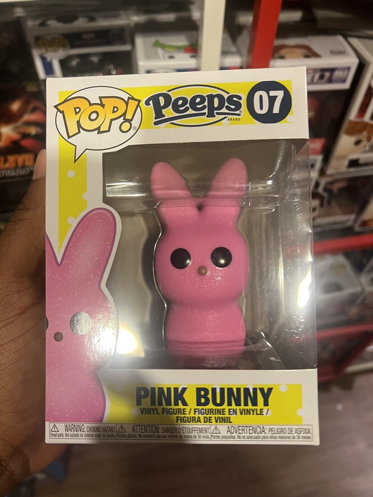 Funko Pop Pink Bunny #07 Ad Icons Peeps Candy Vinyl Figure