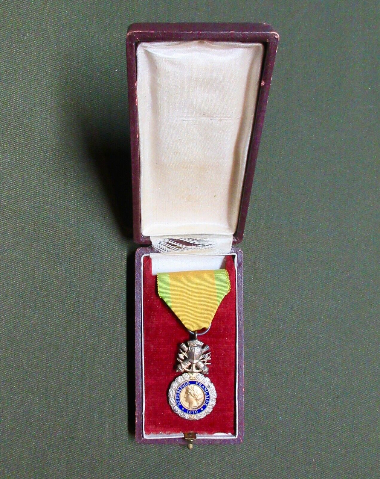 Boxed French Médaille Militaire - 3rd Republic 1870-1940