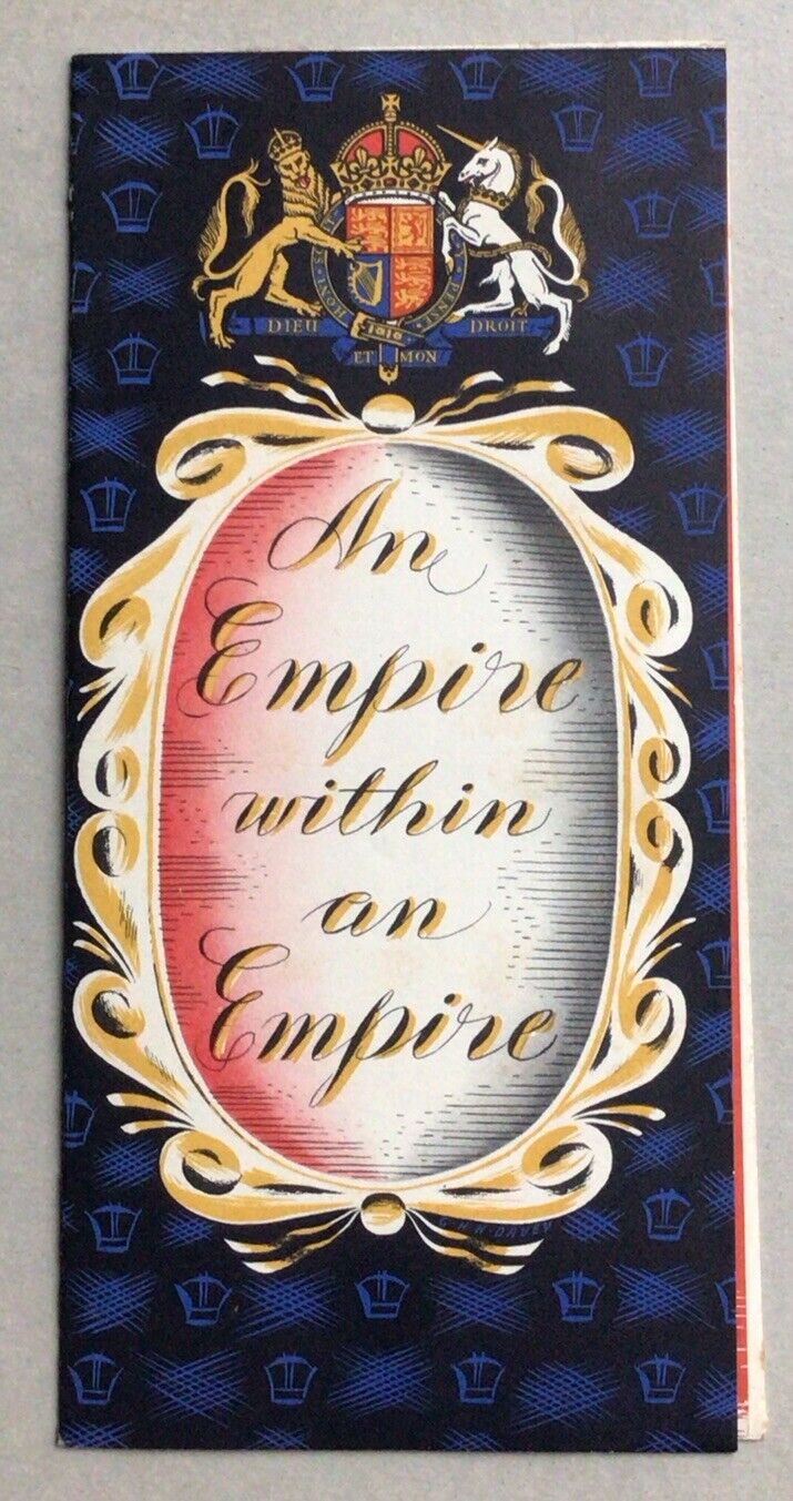 1939 An Empire Within An Empire British Colonial Brochure N Y Worlds Fair Travel